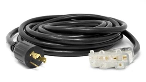 WEN PC2513 25 piedi 30 Ampere 10-Gauge SJTW Fan-Style 10/3 cavo di prolunga generatore - Foto 1 di 2