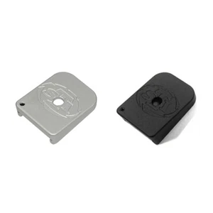 5KU Aluminum STI Style Magazine Base for Marui Hi-Capa -Black Silver #GB-261 - Picture 1 of 3
