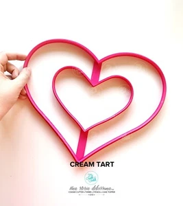 Cream Tart Formo Cuore Valentinstag Ausstechform Keksformen 28x23cm - Bild 1 von 1