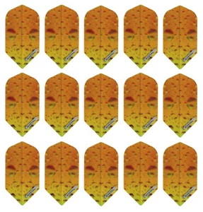 5 New Sets Elkadart Crystal Slim Dart Flights - Ships w/ Tracking - Yellow - Picture 1 of 1