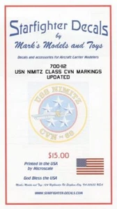 Starfighter 700112 x 1/700 USS Nimitz Class CVN68 for Trumpeter - Picture 1 of 2