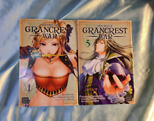 Record of Grancrest War Vol. 1 + 5 English Manga Bundle Viz (Used)