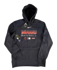 Nike Dri-Fit Cleveland Indians Therma Pullover Hoodie Men’s Size Medium - Picture 1 of 7