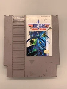 Top Gun The Second Mission NES Nintendo Entertainment System AUTHENTIC TESTED - Picture 1 of 10