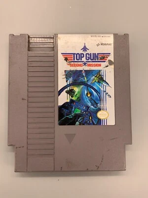 Top Gun The Second Mission NES Nintendo Entertainment System AUTHENTIC TESTED - Image 1 of 4
