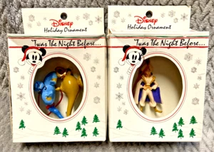 Aladdin & Genie Set 2 Disney Holiday Christmas Ornament Twas The Night Before - Picture 1 of 11