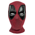 Deadpool Cosplay rote Maske mit Facshell Kostüm Zubehör Helm Halloween