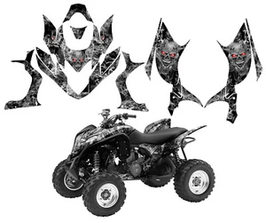 Honda TRX 700xx Kit de envoltura de gráficos personalizados 24 mil vinilo de carreras Red Eyes Skull - Imagen 1 de 14