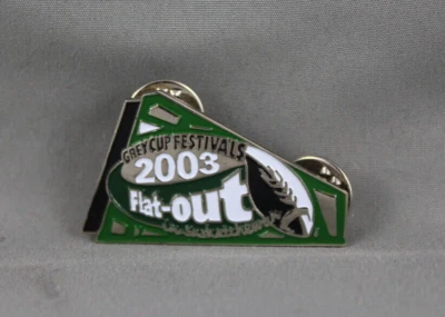 Retro CFL PIn - Grey Cup Festival 2003 Pin - Stamped Pin  - Image 1 of 3