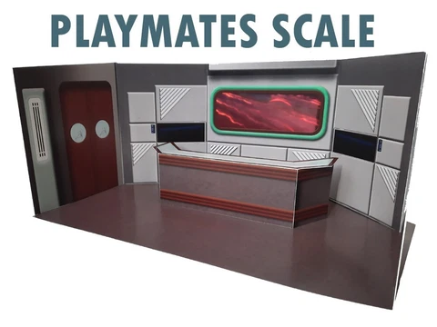 Star Trek TNG Ten Forward Bar Custom Playset for 5" Scale Playmates Figures Cover