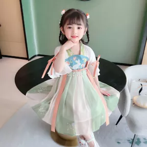 Girls' Hanfu Chinese Style Super Immortal Summer Dress - Picture 1 of 20