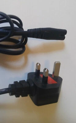 Three Prong Power Supply Cord WELL SHIN UK WS-012A 3A 250V - Image 1 of 4