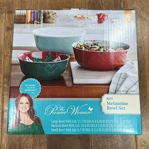 The Pioneer Woman Melamin Schüssel Set Neu Ungeöffnet Mazie 6 Teile - Bild 1 von 4