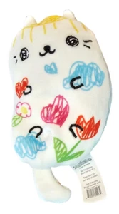 Cats Vs Pickles Mr Scribbles #249 Soft Plush Gold Series Limited Release White - Picture 1 of 10