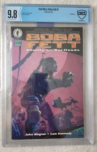 1995 Star Wars Boba Fett Bounty on Bar-Kooda #1 CGC 9.8 Dark Horse Cam  Kennedy - Picture 1 of 2