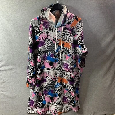 Почти знаменитый толстовка с капюшоном свитер платье 2XL граффити краска брызги W48xL38 Streetwear - Изображение 1 из 4