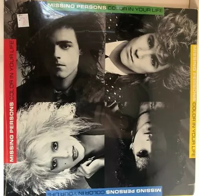MISSING PERSONS - Color In Your Life - BRAND NEW SEALED 1986 RECORD 1980s Pop LP - Image 1 of 2