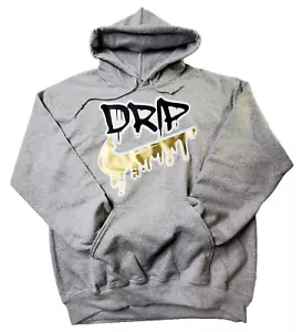 ChiefBrains Apparel Nike Drip Hoodie Limited Edition Heavy Cotton Gold Blue New - Picture 1 of 15