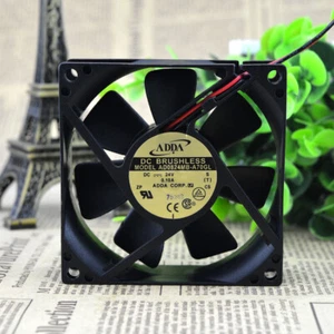 1pc ADDA AD0824MB-A70GL 24V 0.1A  8025 8CM 2-wire Power Supply Cooling Fan - Picture 1 of 5