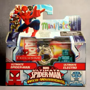 ULTIMATE SPIDER-MAN WEB WARRIORS ~ Marvel Minimates / SPIDER-MAN & ELECTRO - Picture 1 of 2