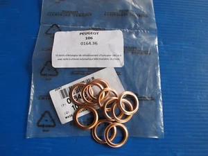 10 Gaskets Exchanger Washer o' Ring Seal Cooling Oil for Peugeot: 106 - Picture 1 of 1
