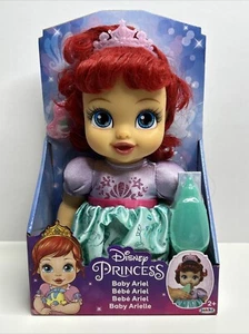 Disney Princess Baby Ariel With Tiara & Bottle - Picture 1 of 4