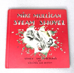 1967 Mike Mulligan And His Steam Shovel Hardcover Weekly Reader Book Club Ed. - Picture 1 of 8