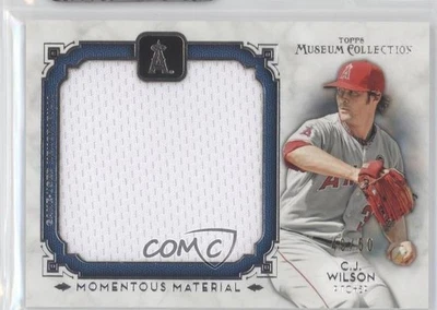 2014 Topps Museum Collection Momentous Material Jumbo Relics /50 CJ Wilson - Image 1 of 2