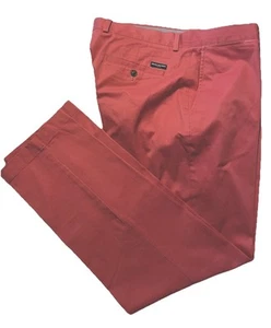 Brooks Brothers Clark Pants Mens 38x32 PINK Flat Front Straight Fit Preppy Chino - Picture 1 of 11