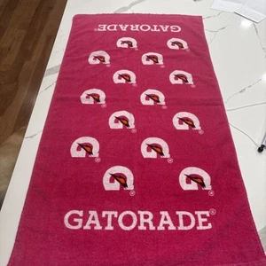 Rosa Gatorade NFL Seitenlinie Handtuch - 100 % Baumwolle - Brustkrebs Bewusstsein 42 "x 22" - Bild 1 von 7