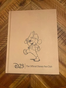 Disney D23 2011 Members Only Official Fan Club Blank Journal - Picture 1 of 6