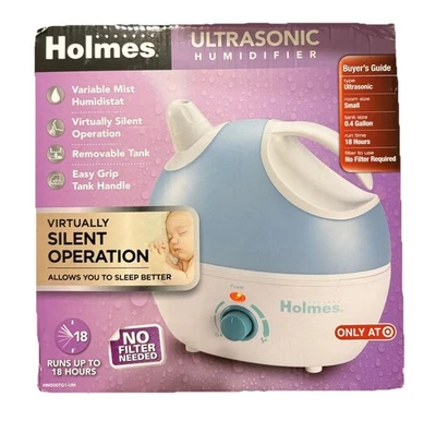 Holmes HM500TG1-UM Ultrasonic Humidifier Silent with Removable Tank Easy Grip - Image 1 of 4
