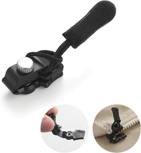 Cursore Cerniera Ricambio Universale 12 Pezzi - Kit Riparazione Cerniera Rimovib - Foto 1 di 12