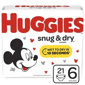 Huggies Snug & Dry Baby Windeln, Größe 6, 21 Ct - Bild 1 von 4