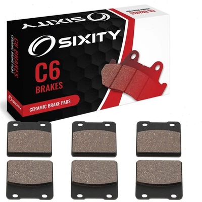 Juego de pastillas de freno delanteras + traseras de cerámica para Suzuki GS1150E 1984-1986 ES3 xm Foto 1 de 4