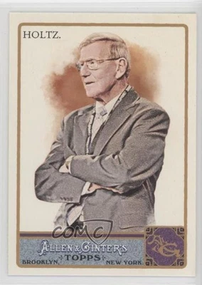 2011 Topps Allen & Ginter's Factory Set Glossy /999 Lou Holtz #3 Rookie RC - Image 1 of 2