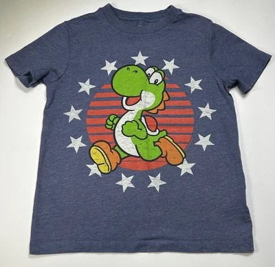 Yoshi Shirt Size Kids Youth Size Small Mario Bros Old Navy Video Game - Image 1 of 4