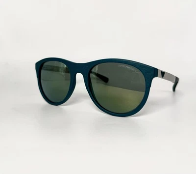 Новый подлинный Emporio Armani EA4084 5558/6R солнцезащитные очки матовый бирюзовый - Изображение 1 из 4