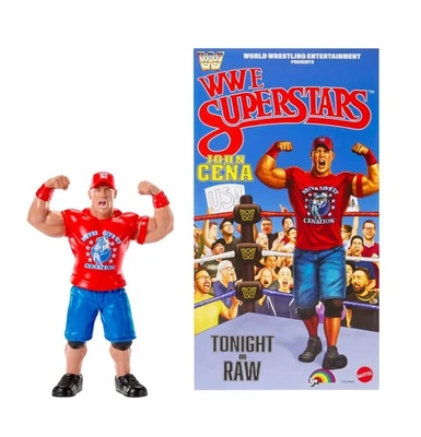 WWE LJN Superstars John Cena Action Figure 1980s Retro 8" Collectible-IN HAND- - Image 1 of 2