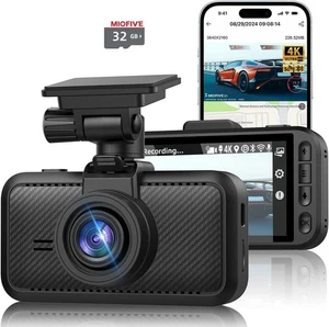 Miofive S1 DashCam 4K Front Night Vision, LoopRecording,HDR, App Control With AI - Picture 1 of 9