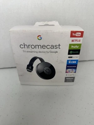 Google Chromecast 2-го поколения ТВ цифровое устройство потокового мультимедиа и коробка - Изображение 1 из 3