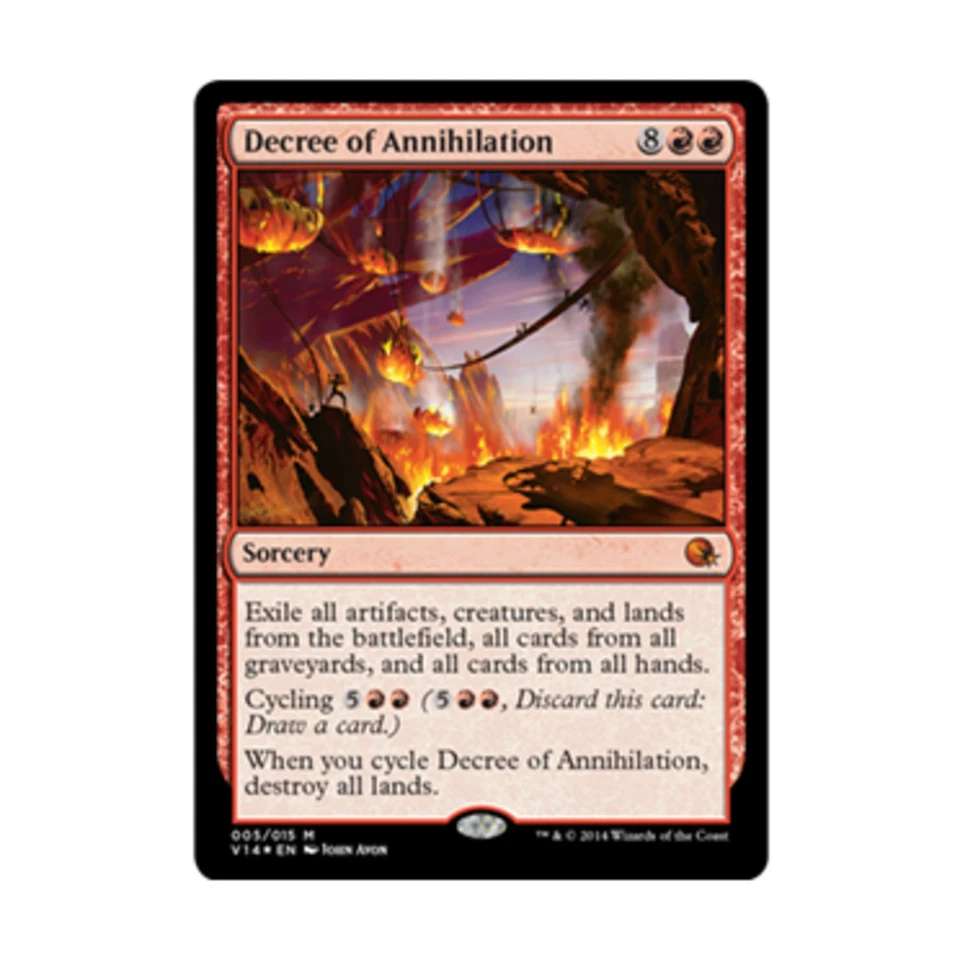 WOTC MtG From the Vault Annihilation Decree of Annihilation (MR) (Foil) EX - Image 1 of 1