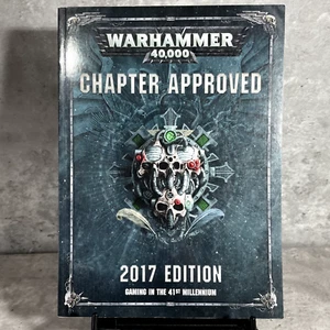 Warhammer 40K Chapter Approved 2017 Edition Games Workshop Rulebook SC - Picture 1 of 9