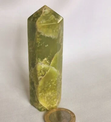 Serpentin Obelisk - 81 * 22 mm - Rarität - Grün - Tower - Jade - Bild 1 von 4