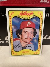 1981 Kellogg’s 3D Baseball Card #43 Larry Bowa  NM Cond. Combined Shipping