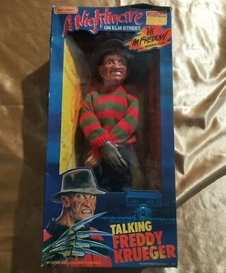 1989 Freddy Krueger Talking Figure Nightmare on Elm Street 18" Still Talks New - Picture 1 of 18