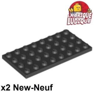 Lego 2x Plaque Plate 4x8 8x4 noir/black 3035 NEUF - Imagen 1 de 1