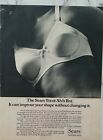 1973 Womens Sears Tricot Ahh-H Bra Improve Your Shape Vintage Ad