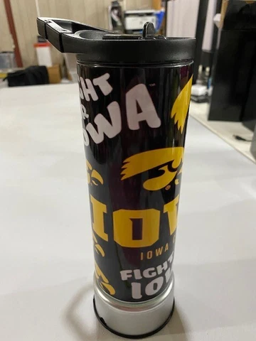 Iowa Hawkeyes Fight for Iowa 25 ounce stainless tumbler Cover