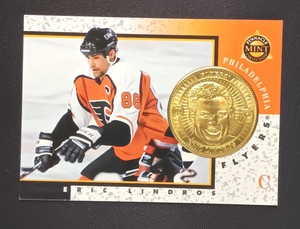 Eric Lindros 1998 Pinnacle Mint Gold Plated "The Next One" Philly Flyers 